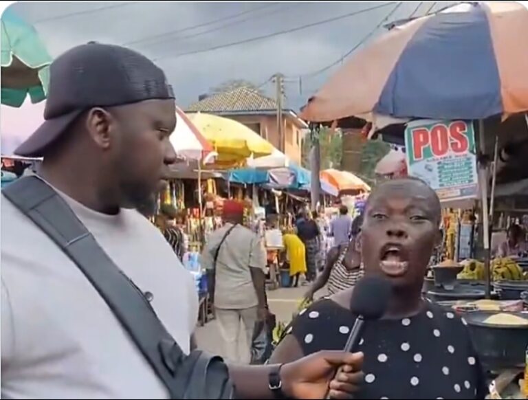 Market Woman Trends After Tribal Statement: “I’m From Delta, Supporting Tinubu For 8 Years, Igbo Cannot Be President”