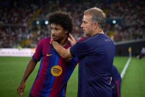 “Put Adeyemi, Put Adeyemi Like Say Na Curry” — Nigerians Drag Hansi Flick After Barcelona’s 4-2 Loss to PSG Despite Adeyemi Cameo