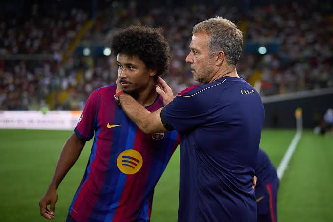 “Put Adeyemi, Put Adeyemi Like Say Na Curry” — Nigerians Drag Hansi Flick After Barcelona’s 4-2 Loss to PSG Despite Adeyemi Cameo